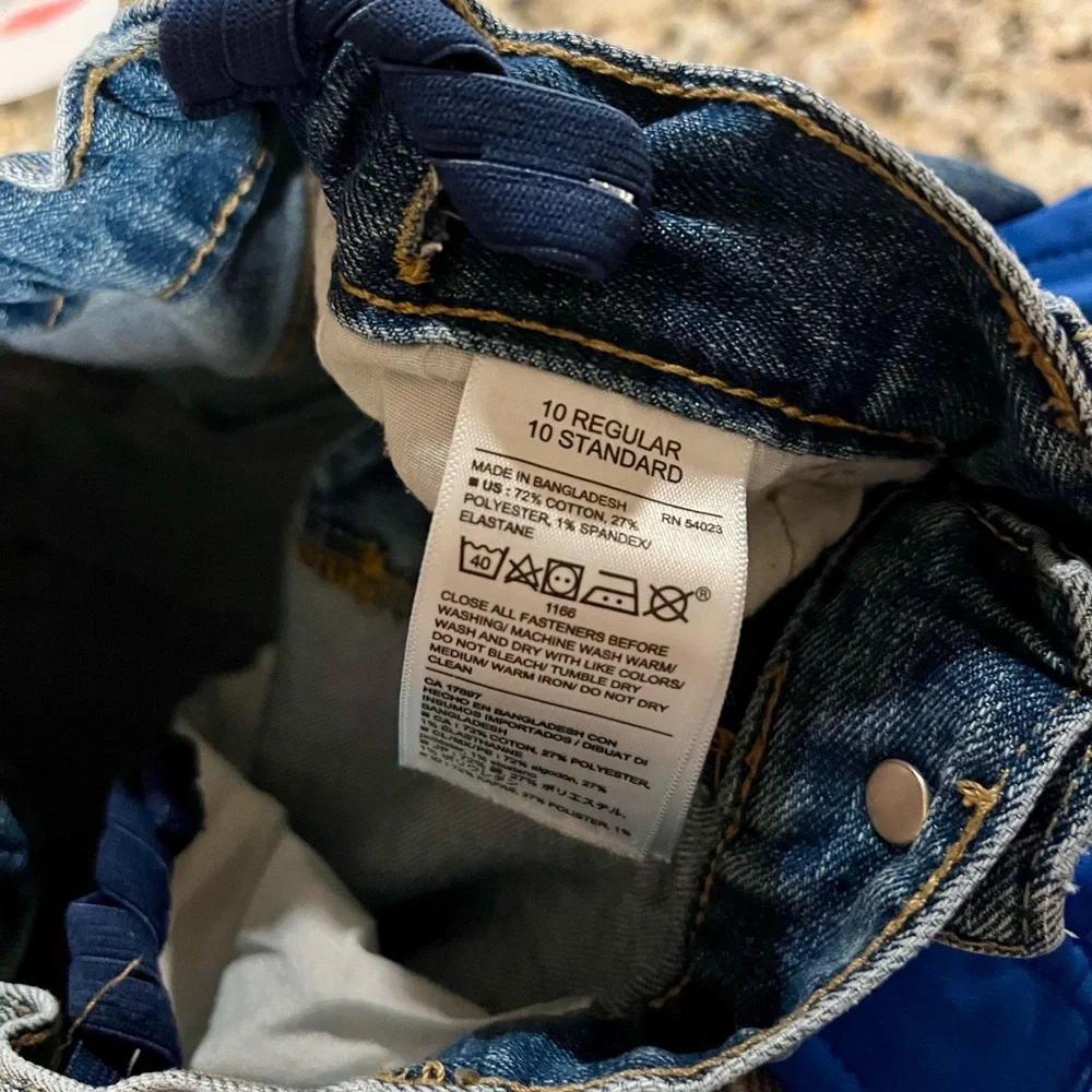 Old Navy Boy’s Slim Straight Leg Jeans - size 10